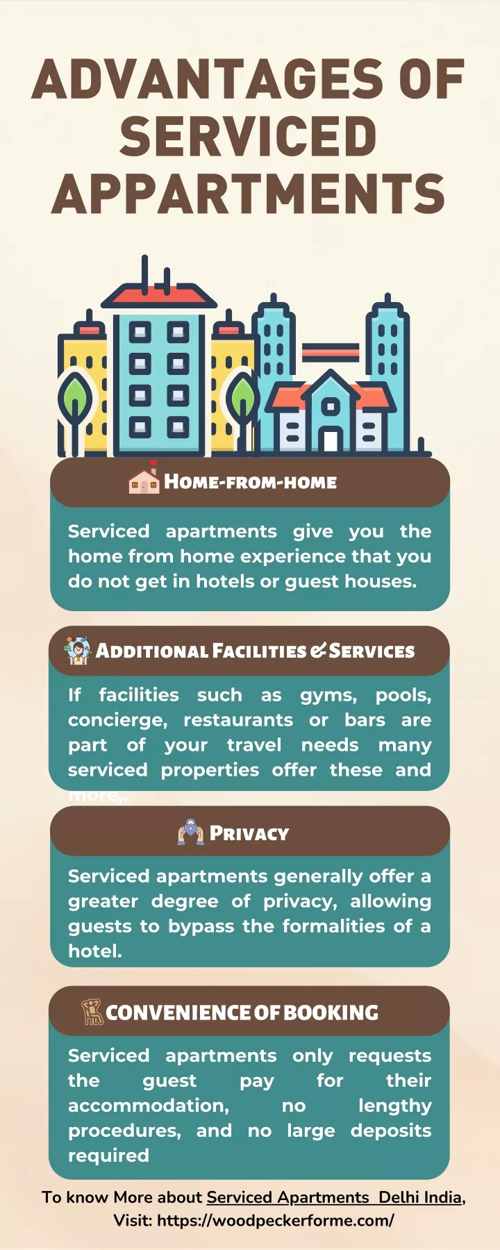 advantages of serviced appartments