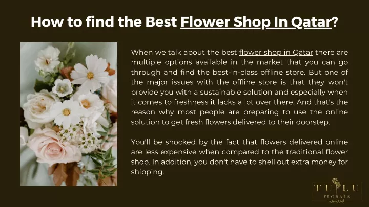how to find the best flower shop in qatar