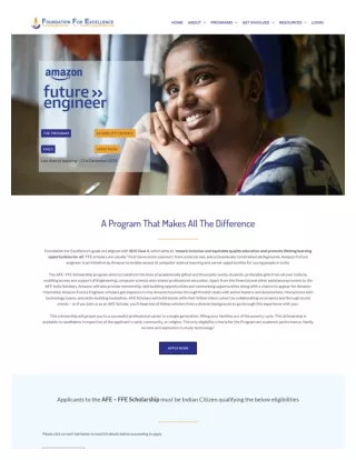 Amazon Scholarship - Foundation For Excellence