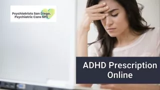 ADHD Prescription Online