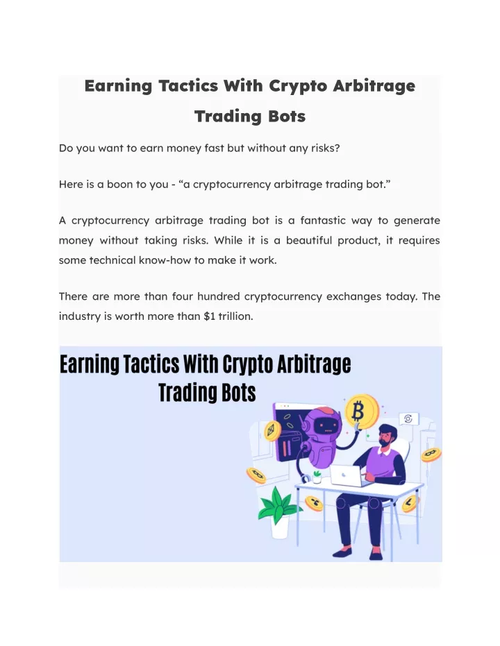 earning tactics with crypto arbitrage
