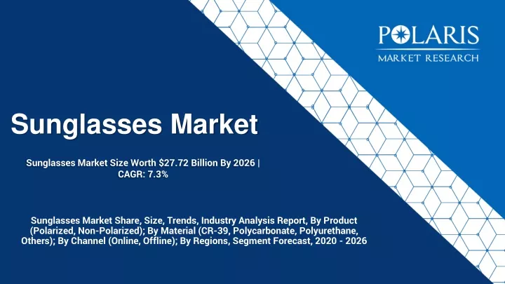 sunglasses market size worth 27 72 billion by 2026 cagr 7 3