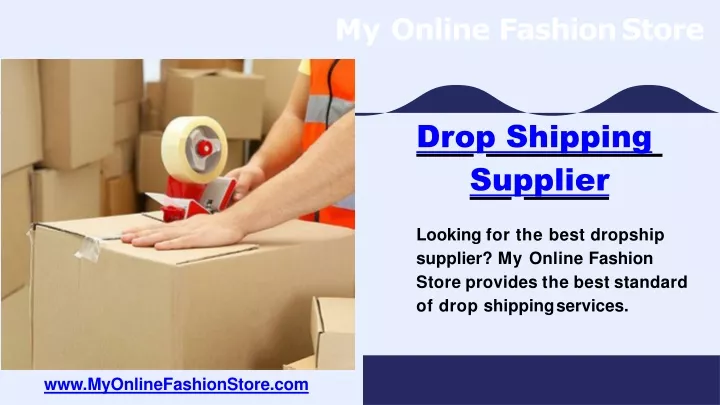 my online fashion store