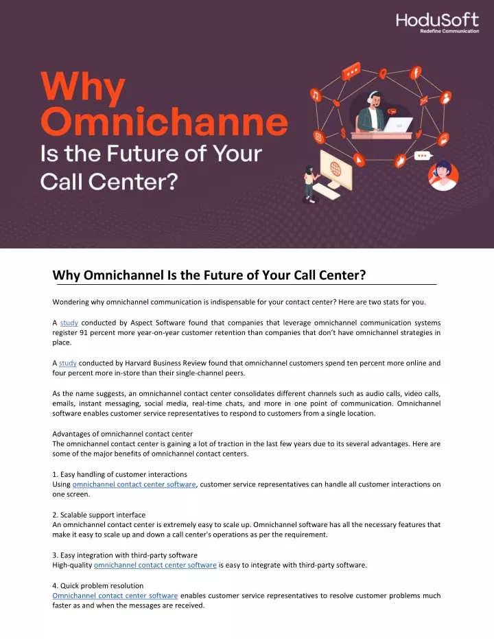 why omnichannel is the future of your call center