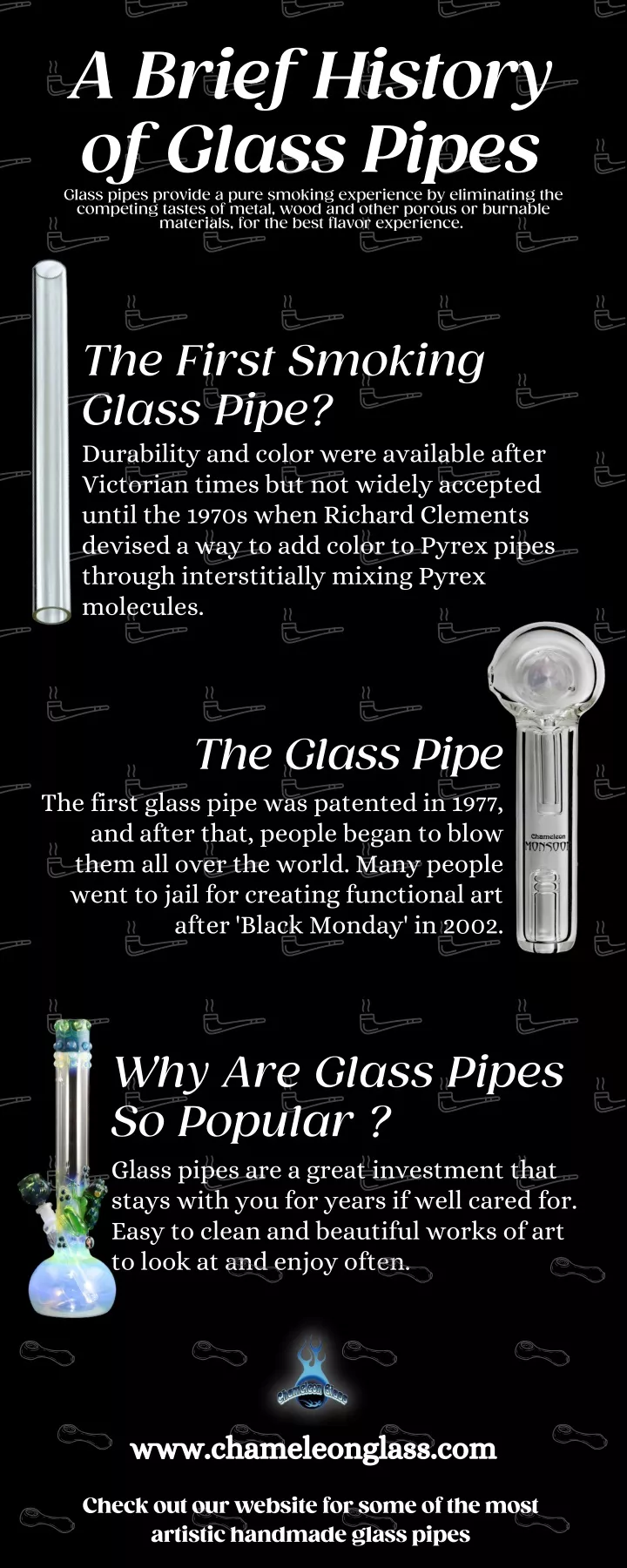a brief history of glass pipes glass pipes
