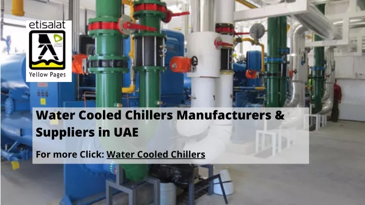 water cooled chillers manufacturers suppliers
