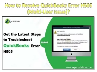 how to resolve quickbooks error h505 multi user