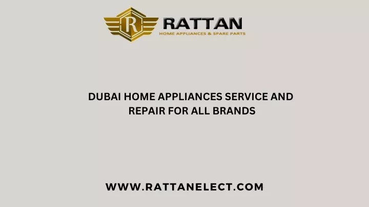 dubai home appliances service and repair