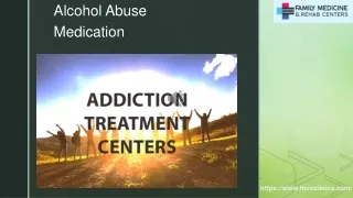 alcohol abuse medication