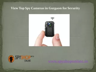 View Top Spy Cameras in Gurgaon for Security