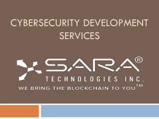 cybersecurity development services