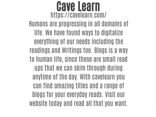 cave learn https cavelearn com humans