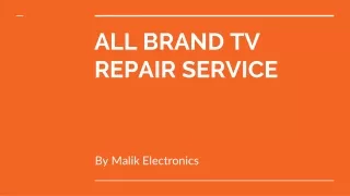 all brand tv repair service