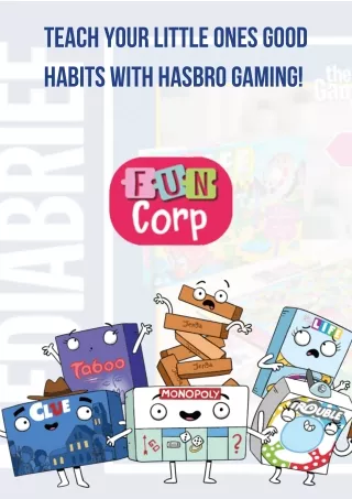 Teach Your Little Ones Good Habits With Hasbro Gaming!