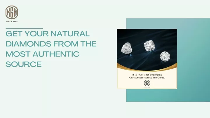 get your natural diamonds from the most authentic