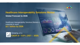 Healthcare Interoperability Solutions Market worth $5.7 billion by 2026