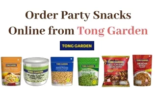 Order Party Snacks Online from Tong Garden