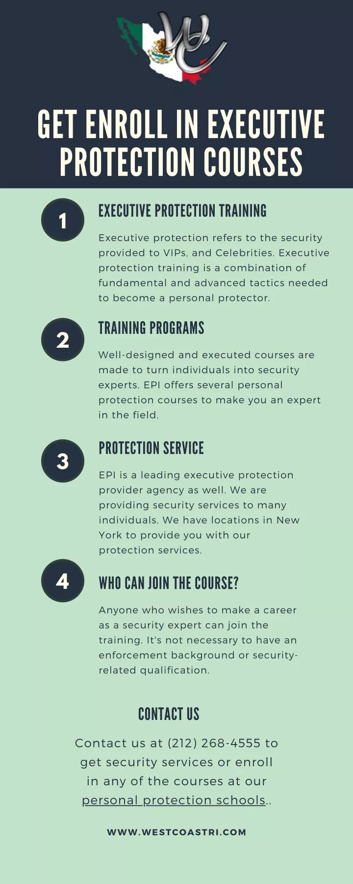 get enroll in executive protection courses