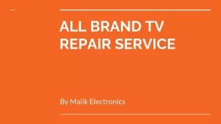 All Brand TV Repairing Service