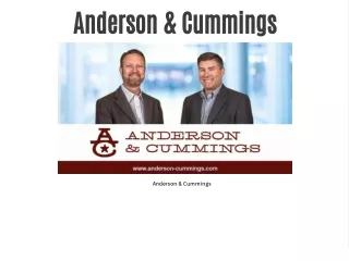 Anderson & Cummings