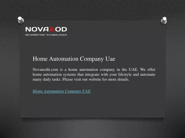 home automation company uae