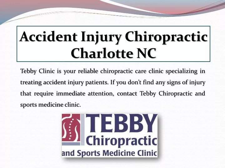 accident injury chiropractic charlotte nc
