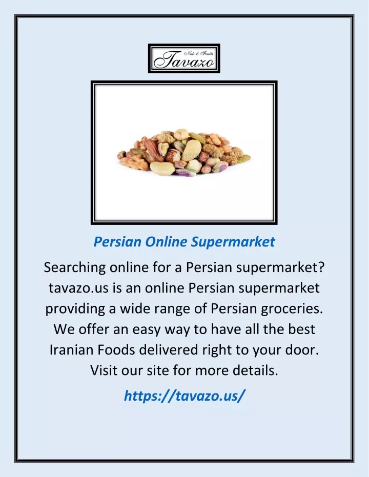 persian online supermarket