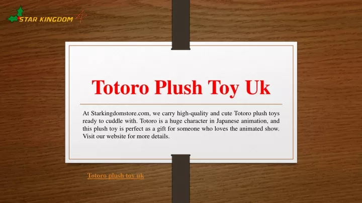 totoro plush toy uk