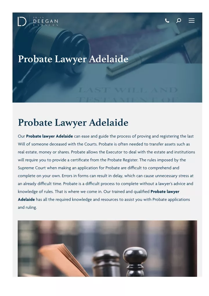 Ppt Probate Lawyer Adelaide Powerpoint Presentation Free Download Id11749881 2486