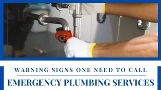 warning signs one need to call