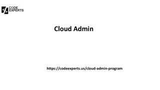 Cloud Admin Codeexperts.us.....