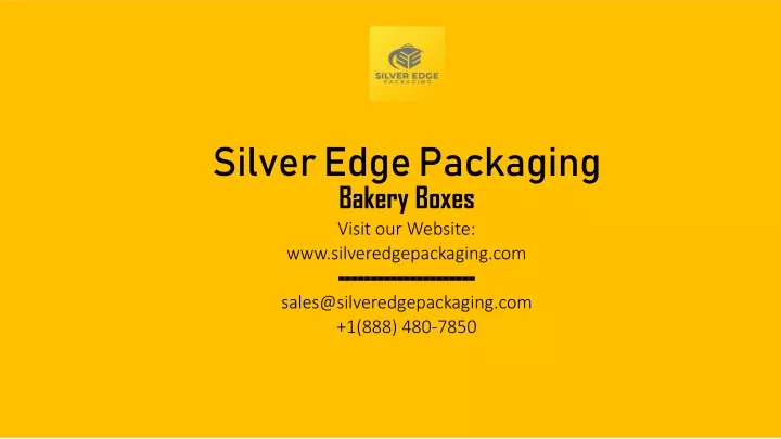 silver edge packaging