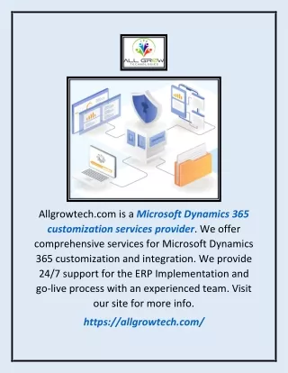 Microsoft Dynamics 365 Customization Services Provider | Allgrowtech.com