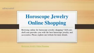 Horoscope Jewelry Online Shopping | Self-care-shelf.com