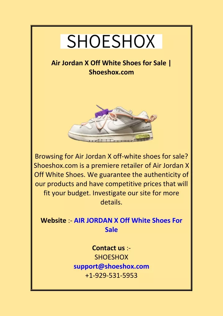 air jordan x off white shoes for sale shoeshox com