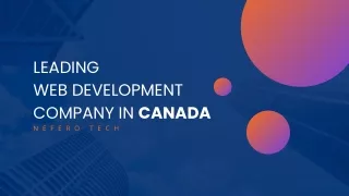 leading web development company in canada