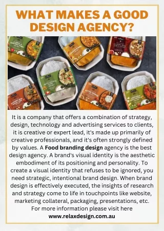 What makes a good design agency