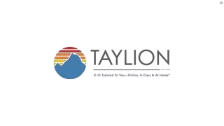 Homeschool Program by Taylion Academy