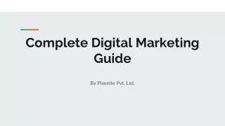 Complete Digital Marketing Guide