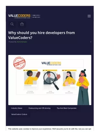 why should you hire developers from valuecoders