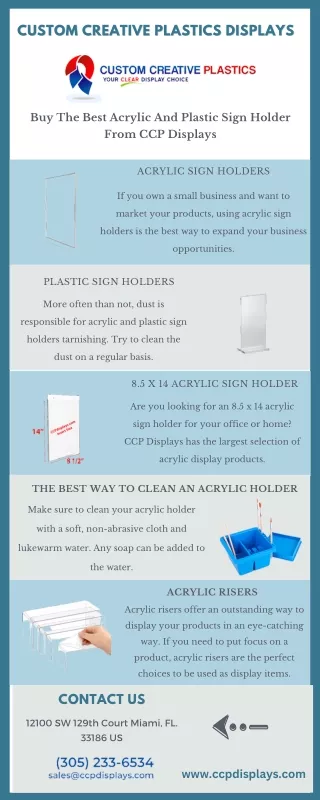 custom creative plastics displays custom creative