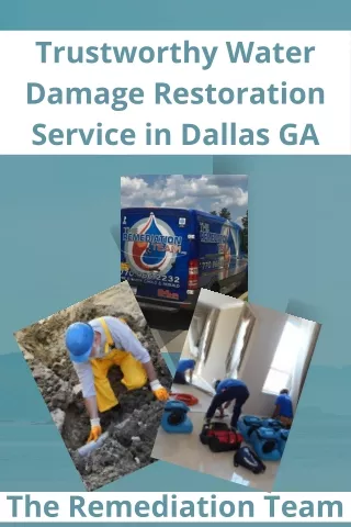 Trustworthy Water Damage Restoration Service in Dallas GA