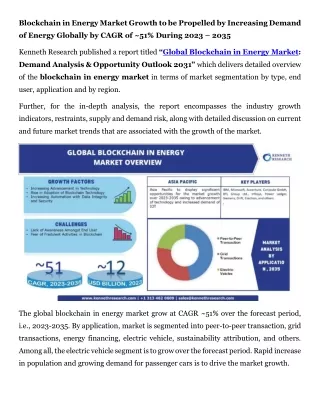 blockchain in energy market growth
