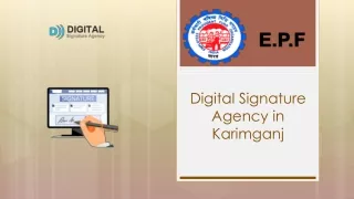 digital signature agency in karimganj