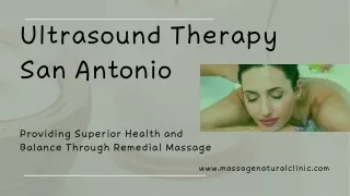 How Does Ultrasound Therapy Work And What Are Its Benefits?