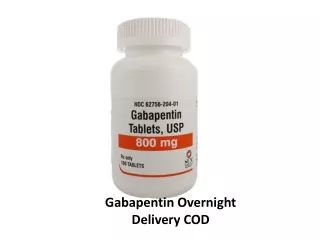 Gabapentin Overnight Delivery COD