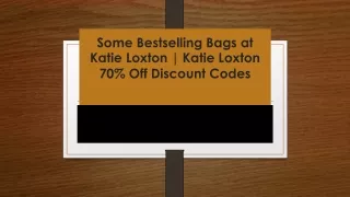 Some Bestselling Bags at Katie Loxton pdf