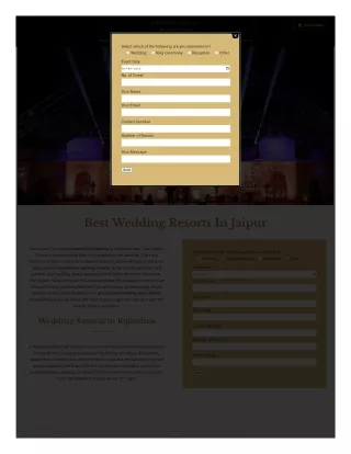 Best Wedding Destination in Jaipur, Destination Wedding Venues Jaipur