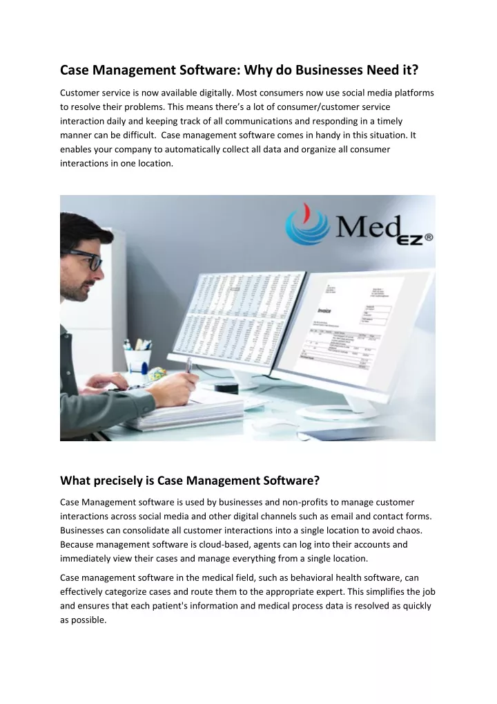 case management software why do businesses need it