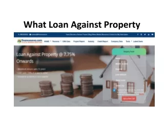 what loan against property